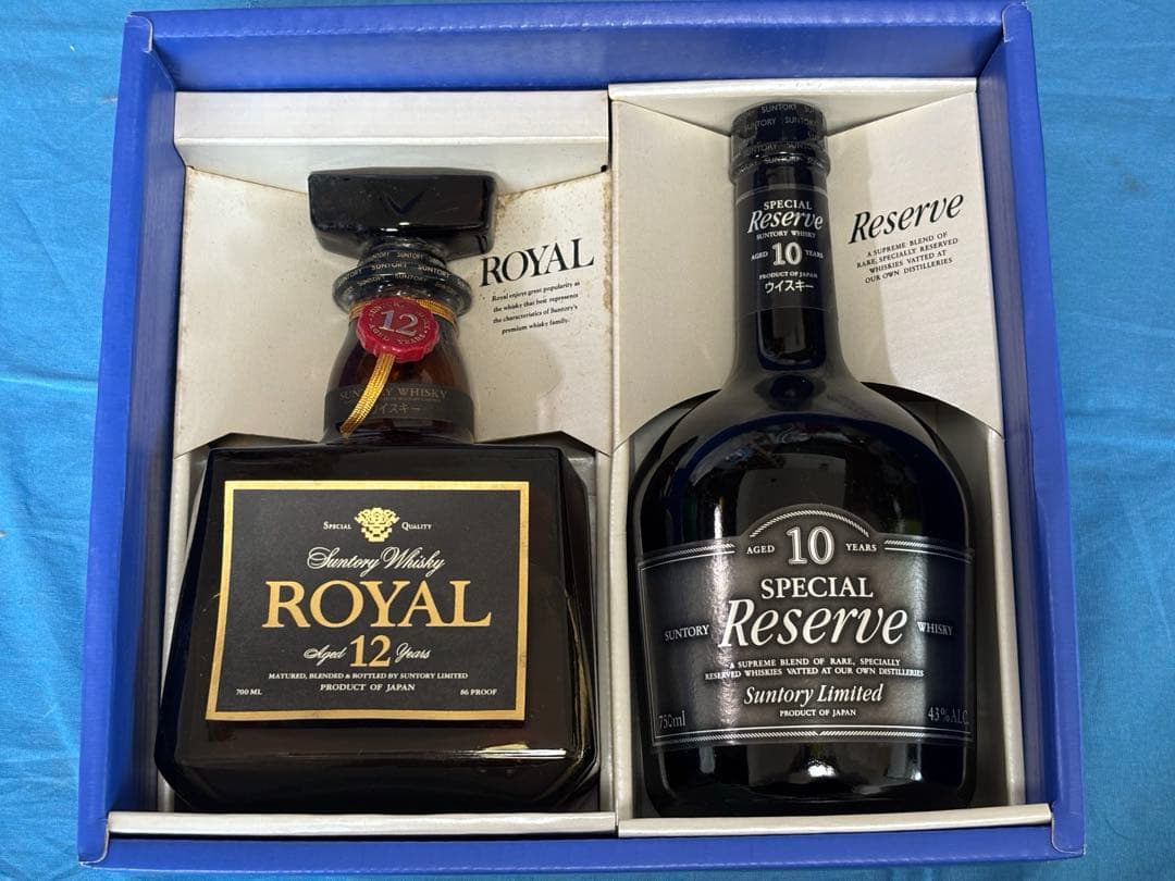 未開栓 12年 & SPECIAL RESERVE 10年 セット Yahoo!オークション -「サントリー リザーブ 10年」の落札相場・落札価格