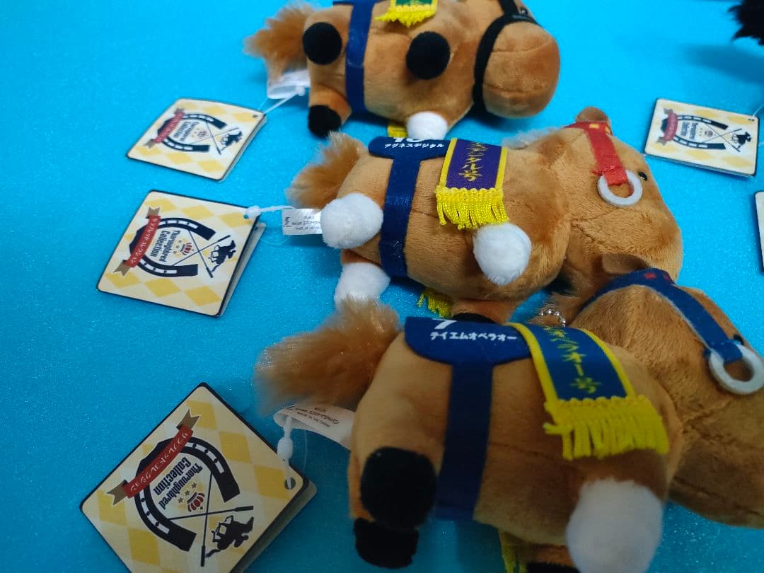 サラブレッドコレクション　マスコット　ボールチェーン6　競馬　ぬいぐるみ