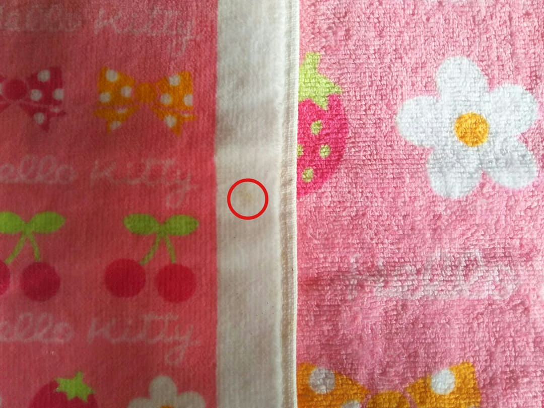 キティ＆ミミィ♪サンリオ♪新品未使用ループタオル♪難あり