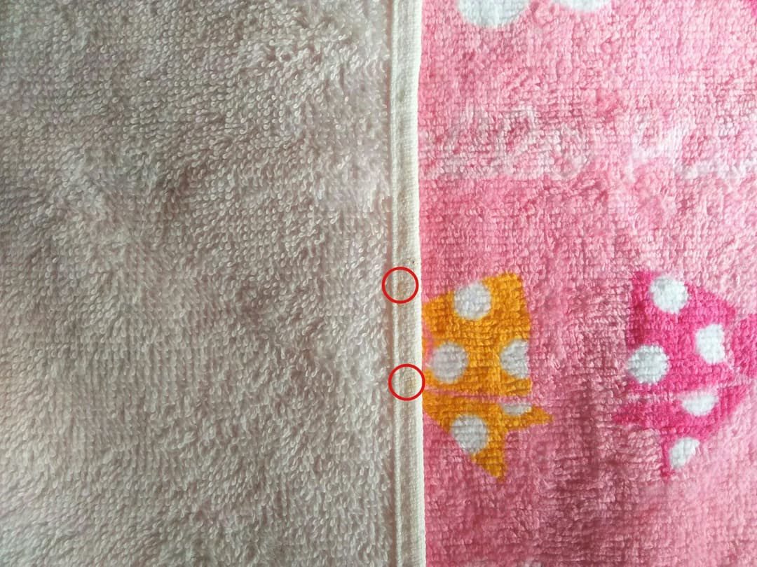 キティ＆ミミィ♪サンリオ♪新品未使用ループタオル♪難あり