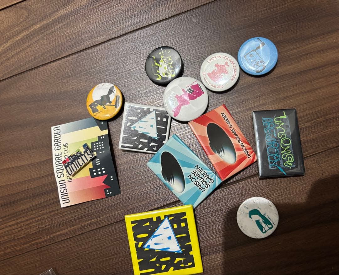 UNISON SQUARE GARDEN 缶バッジ ユニゾンスクエアガーデン 20th 缶