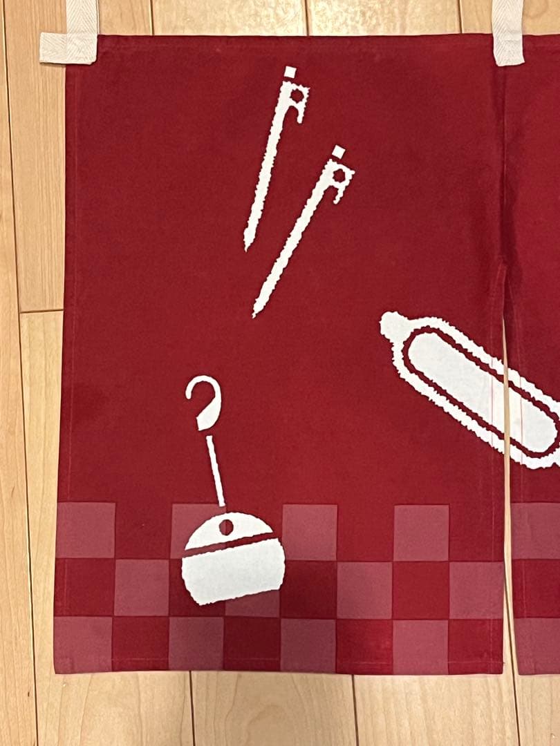 スノーピーク 野簾 Noren のれん レッド FES-041 雪峰祭2014