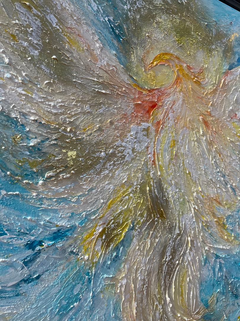 インテリア/絵画/アート/抽象画/モダン/ホテル/ゴールド/オーラ/鳳凰/不死鳥