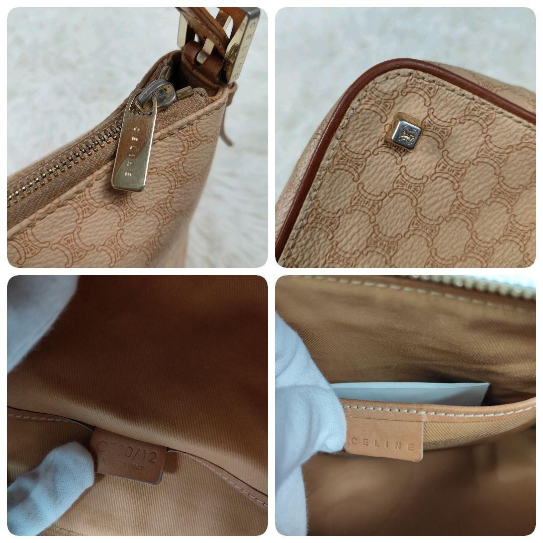 本日限定価格　セリーヌ　アクセサリーポーチ　マカダム　PVC レザー　トリオンフ