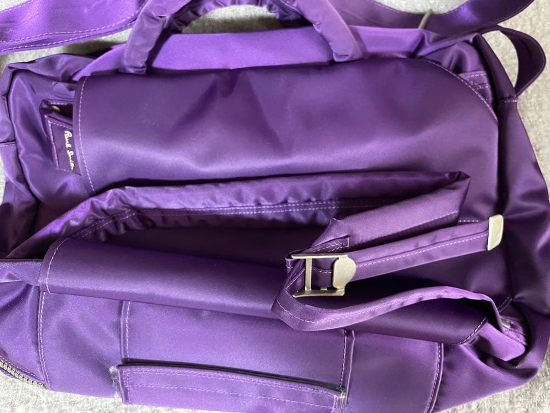 Paul Smith ボストンバッグ 紫 ショルダー リュック