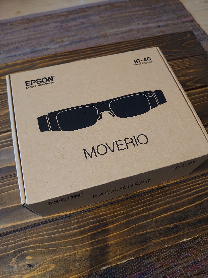 エプソン MOVERIO BT-40　ARグラス Moverio BT-40 Smart Glasses with USB Type-C Connectivity