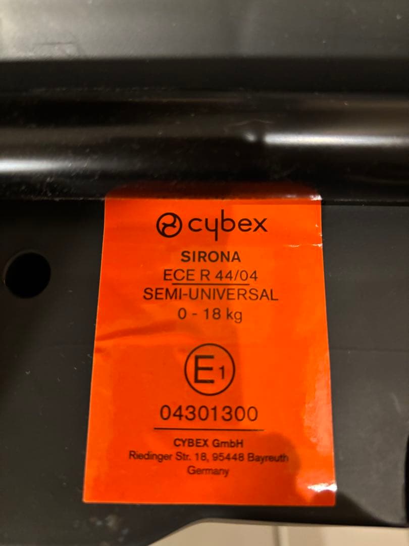 3*4様 c*.様 cybex チャイルドシート　黒ECE R-44/04, G