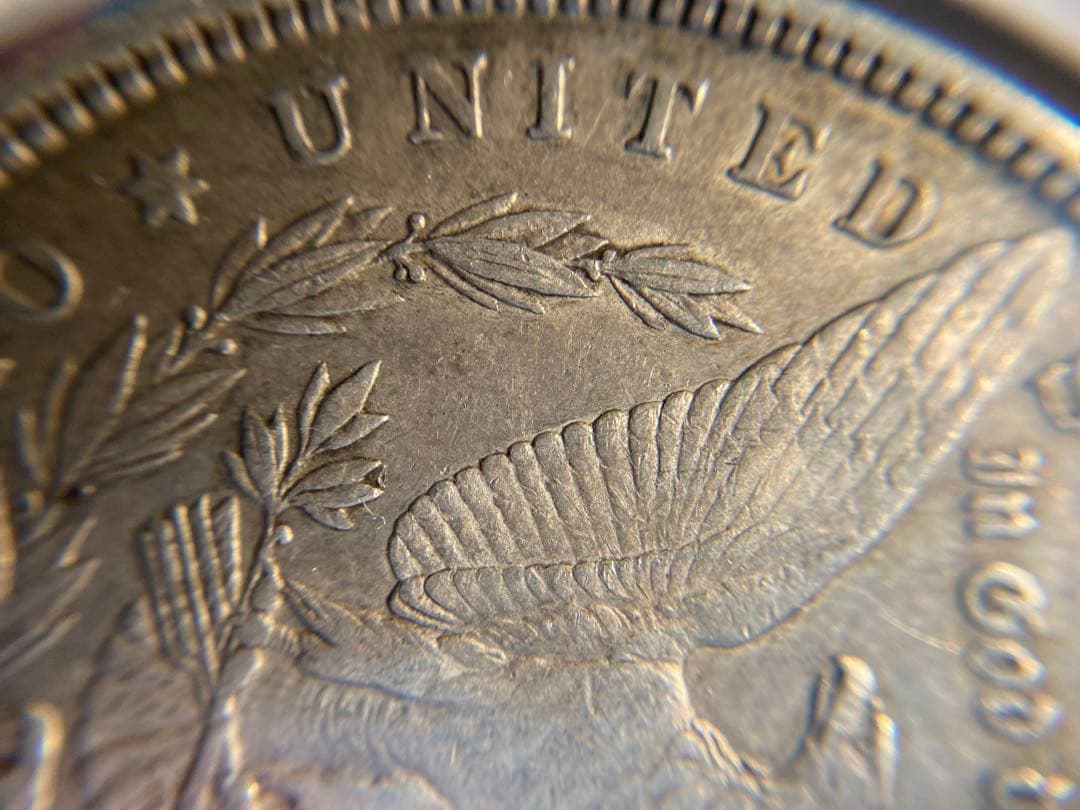 PCGS NCG アンティークコイン 銀貨 古銭 モルガンダラー 2枚セット