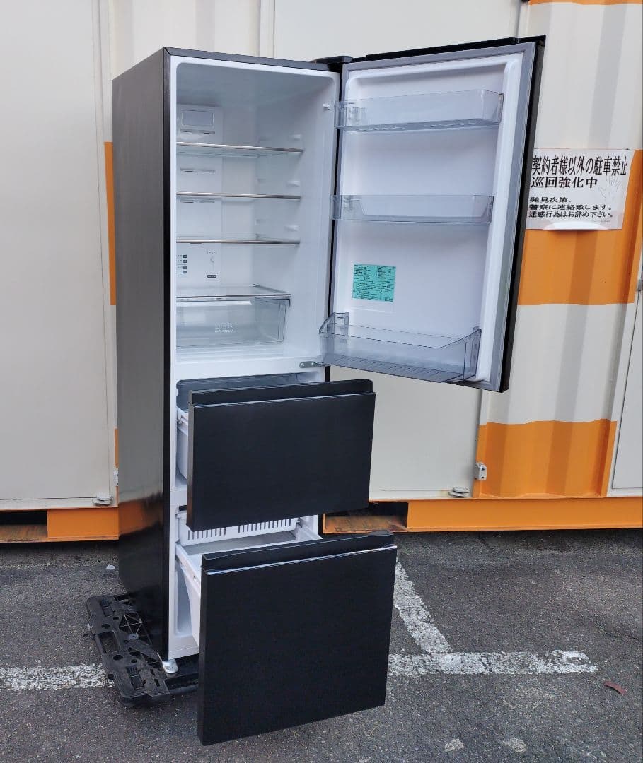 ■全国送料無料■ハイアール 335L冷蔵庫 (スリモア) JR-CV34B