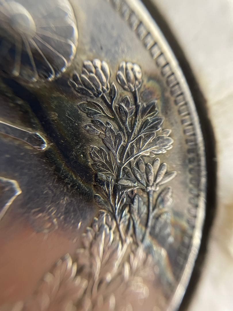 J*e様 【古銭】 一圓 銀貨 明治37年 明治27年コイン 2枚