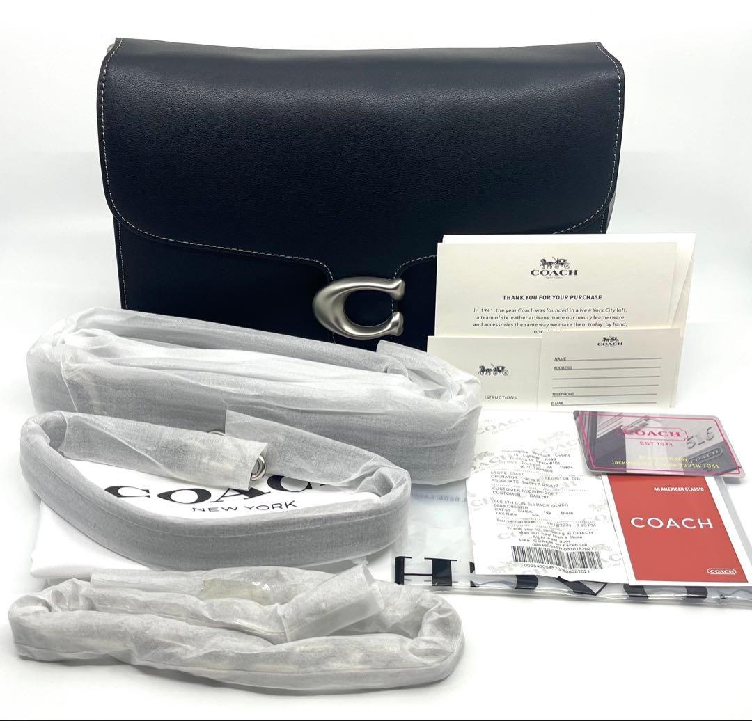 【新品・未使用】COACH チェーン タビー ショルダー バッグ 30