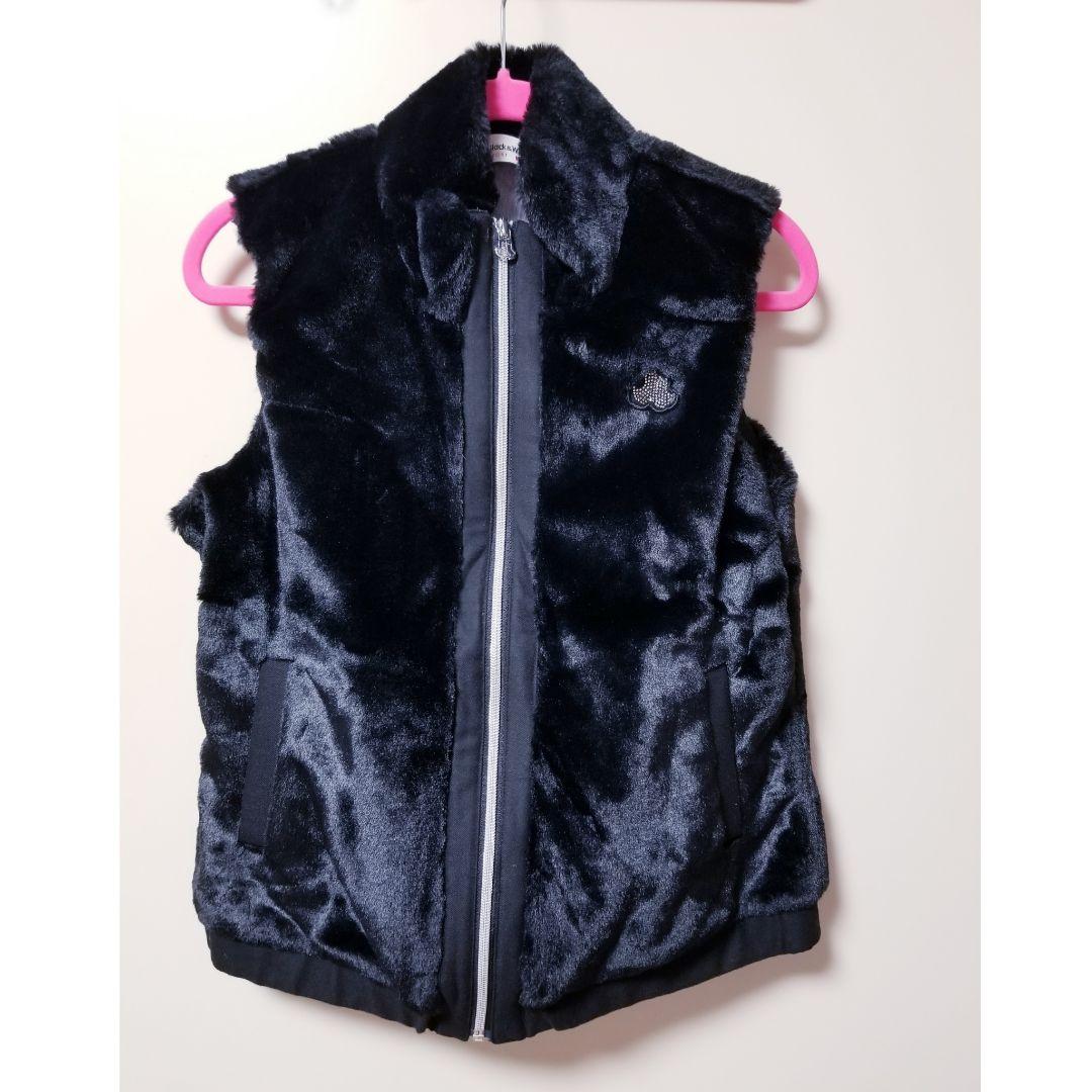 ブラック＆ホワイト Black&White ファーベスト 防風蓄熱素材　Lサイズ