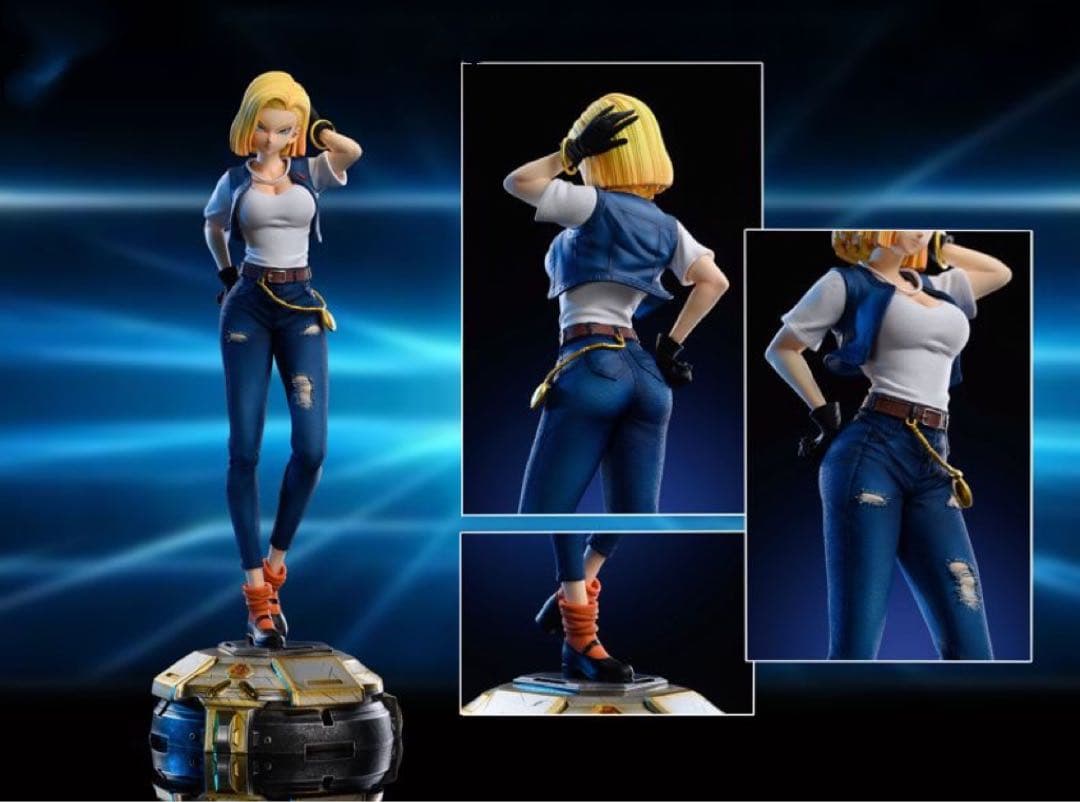 ドラゴンボール 1／4スケール 人造人間18号 フィギュア ガレージキット