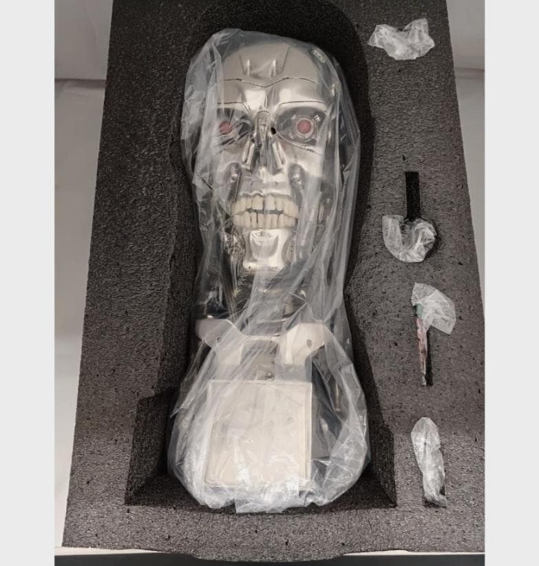 ターミネーター2 1/1 T-800 エンドスケルトン ライフサイズヘッド