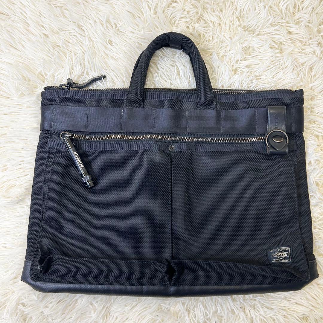 ✨美品✨PORTER HEAT ショート ブリーフケース 黒