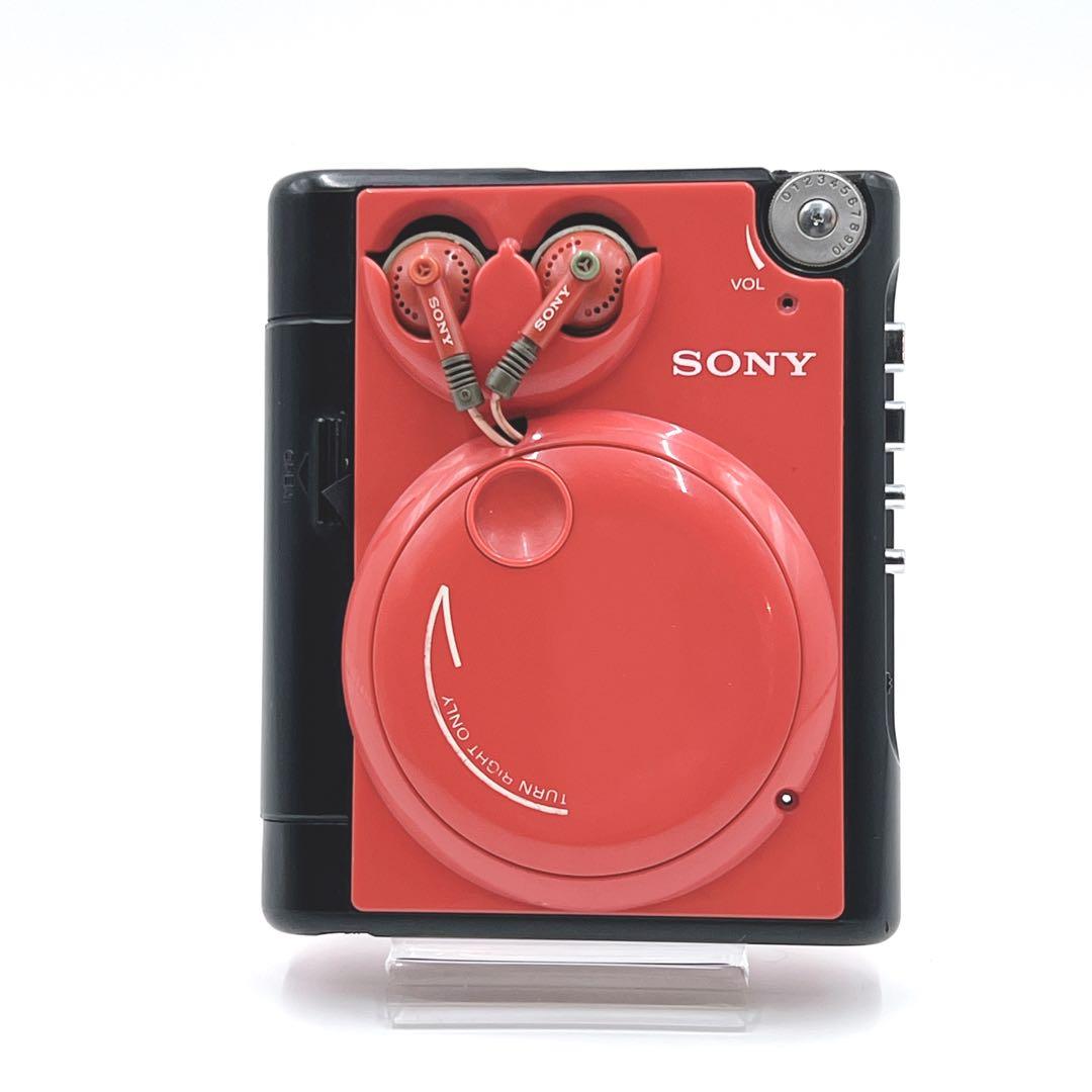 通電OK・希少色】 SONY WM-51 カセットウォークマン レッド