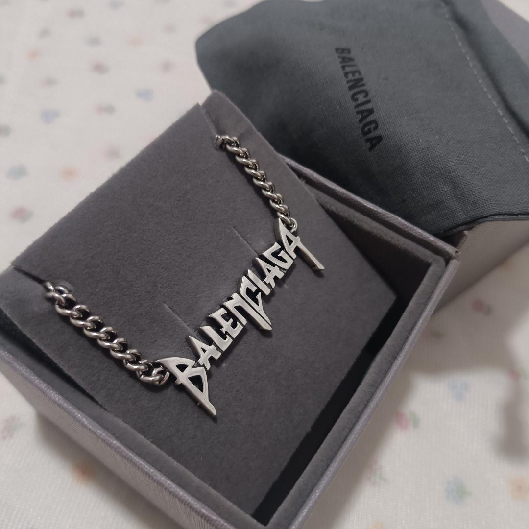 BALENCIAGA バレンシアガ チェーンネックレス メタル