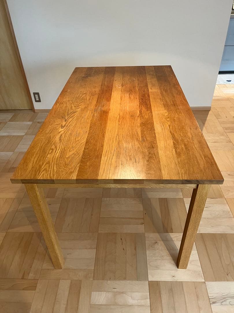 【もっち】無印良品 MUJI オーク材ダイニングテーブル【廃盤品】