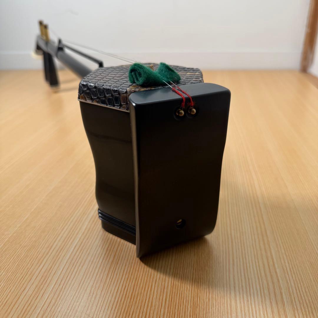 唐黎雲作 最高級 蛇紋木 二胡 - 江南春琴行 極上品 天華楽器 天