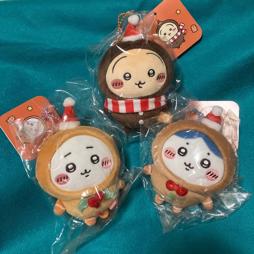 ちいかわ ジンジャーマン マスコット 3点セット ハチワレ うさぎ