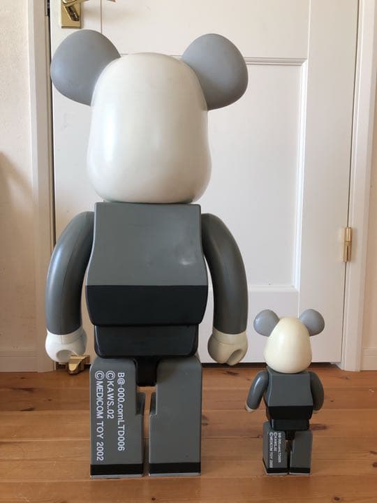 希少】BE@RBRICK ベアブリック カウズ KAWS 1000% 400%