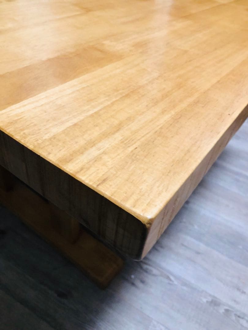 マナベインテリア　木製正方形　ダイニングテーブル　カフェテーブル