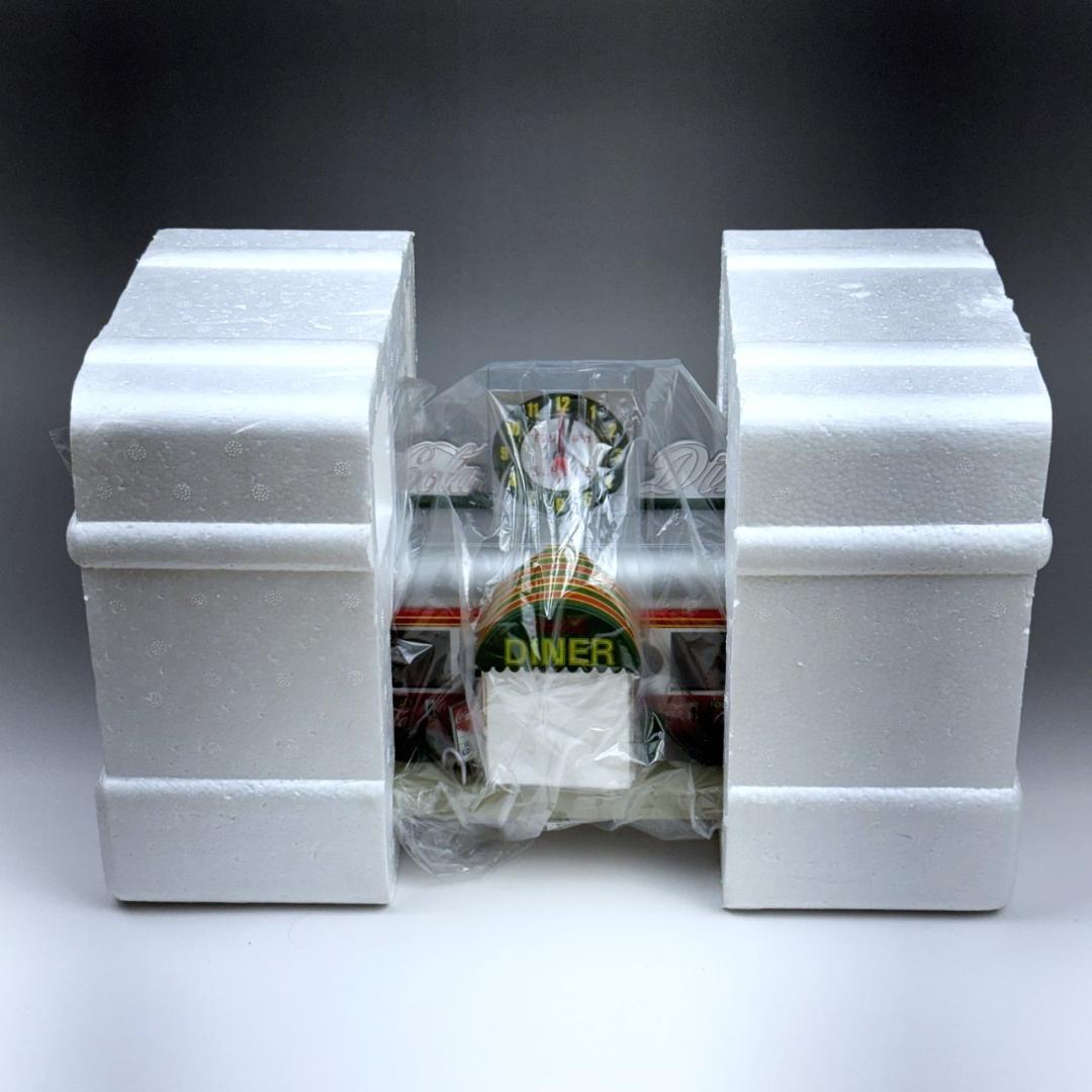 新品未使用 コカコーラ アメリカンダイナー ダンバリーミント ジオラマ クロック