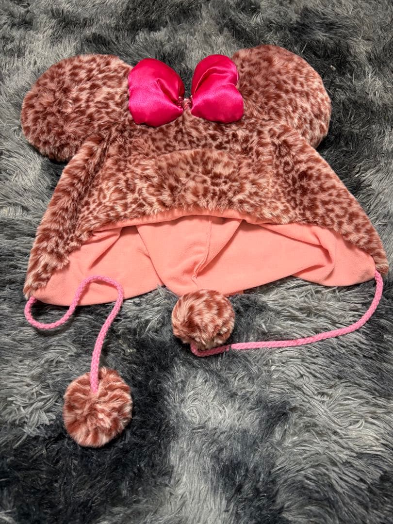 ミニー・マウス風フリース帽子 - メルカリ