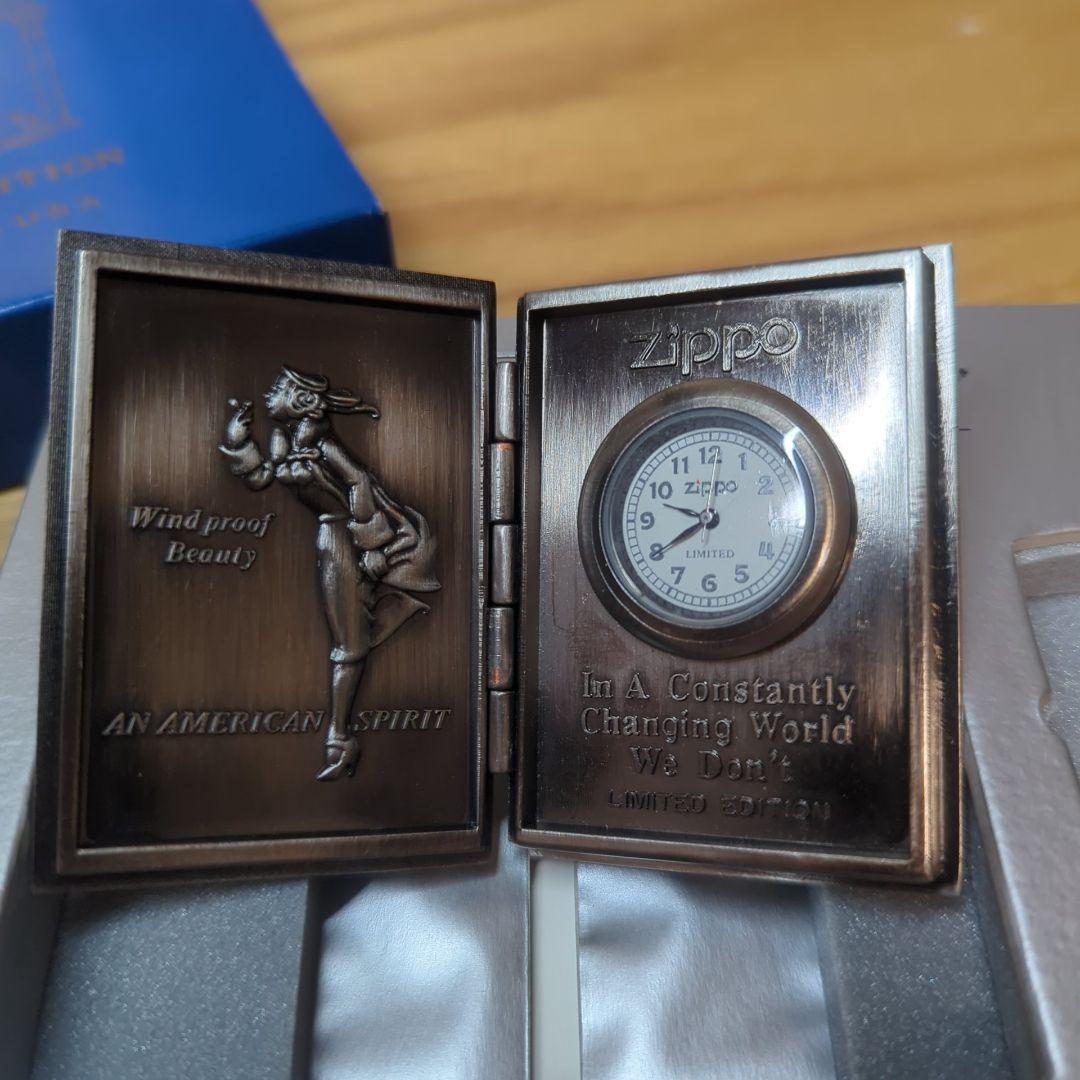 ヴィンテージ ZIPPO ウインディ ミニチュアクロック (ライターなし