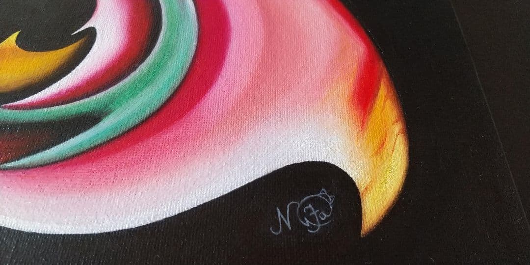 ミステリアスアイ / 油絵