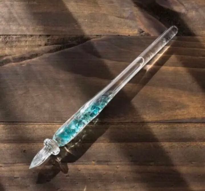 オンライン ガラス工房 まつぼっくり ガラスペン ストームグラス＋