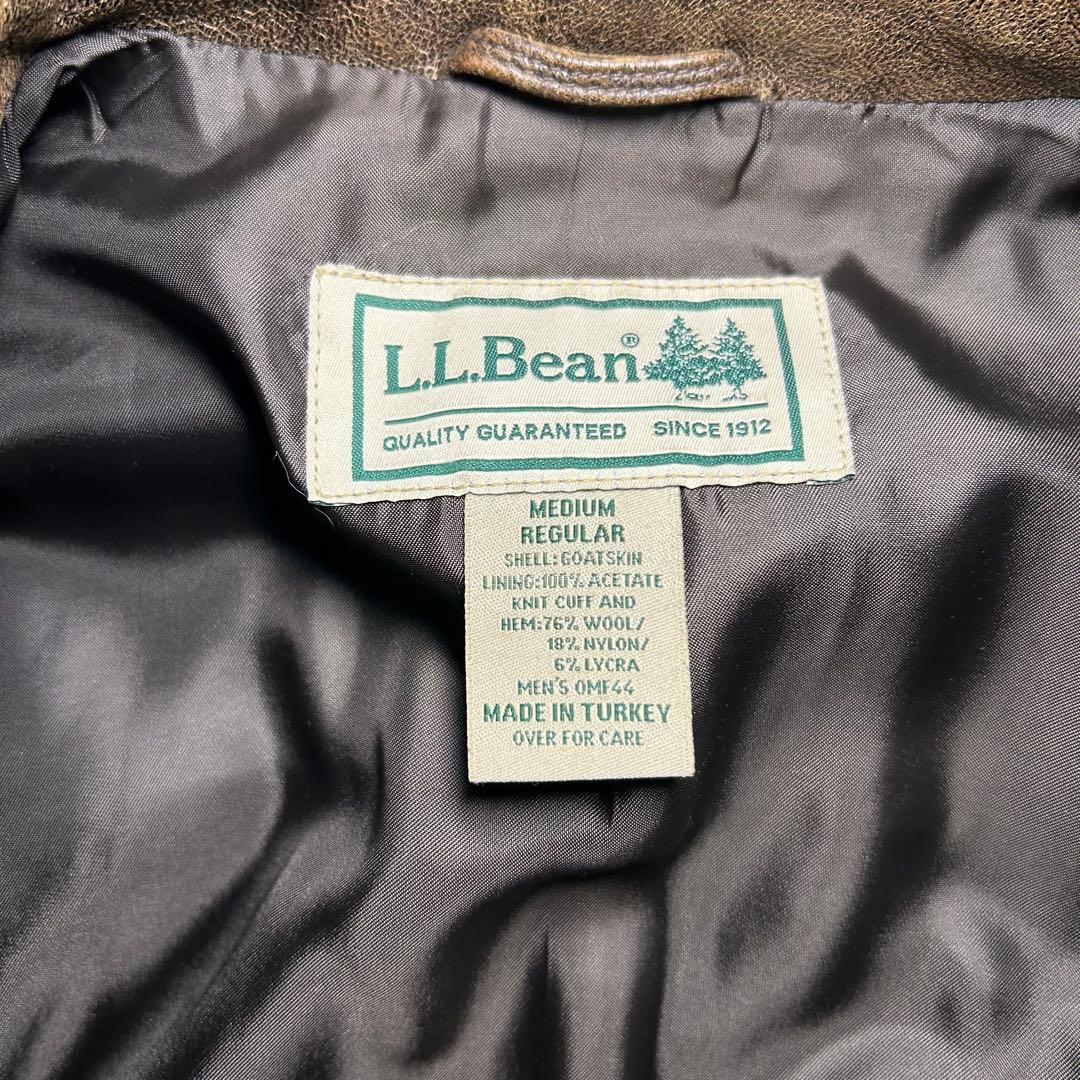 90S L.L.Bean ゴートスキン A-2 レザー フライトジャケット