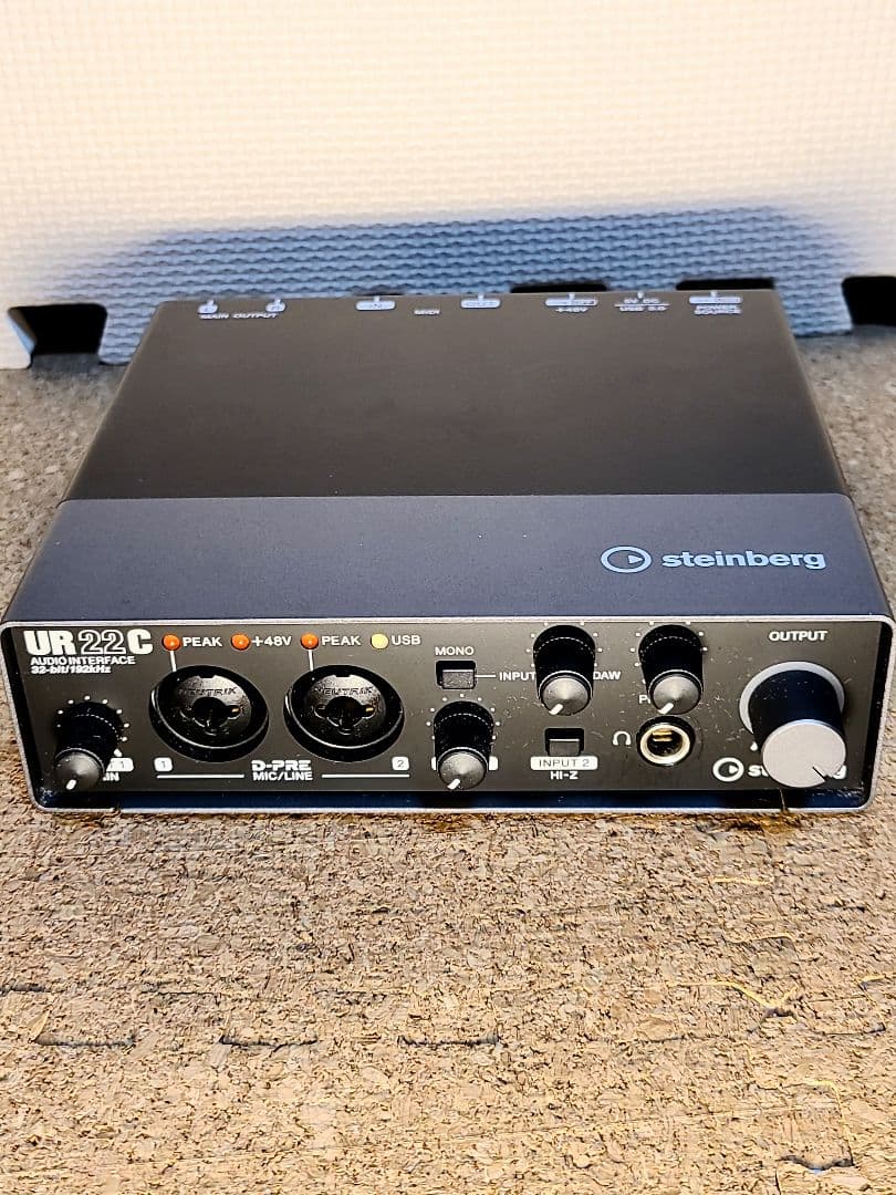 Steinberg UR22C オーディオインターフェイス（付属ソフト未使用