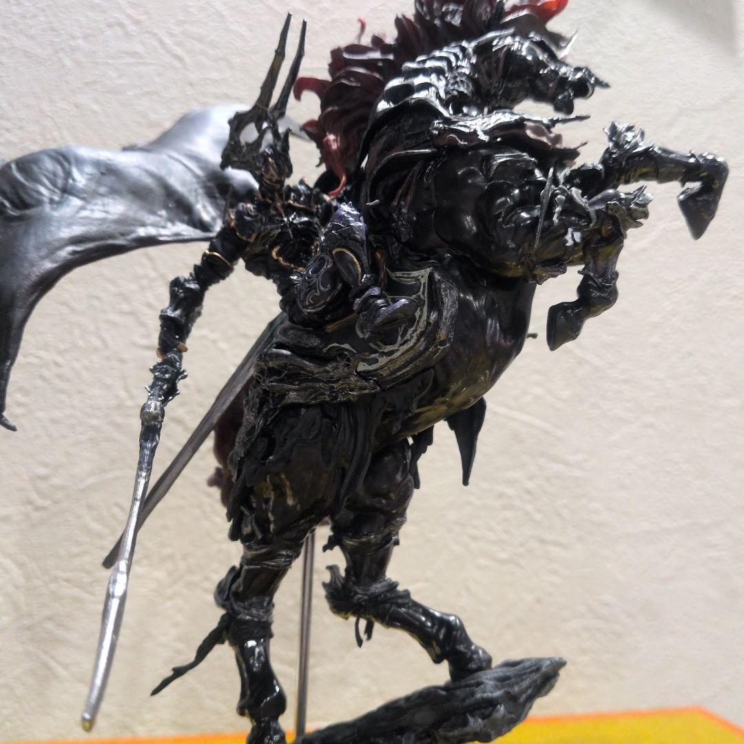 迫力満点】ドラゴンの息吹 炎の城 レジンランプ 中世ファンタジー 騎士