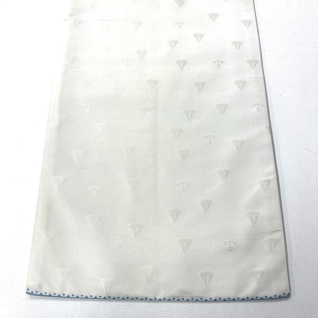 帯4568○田中伝謹製 高級正絹 名古屋仕立て 名古屋帯 ヨット イカリ マリン