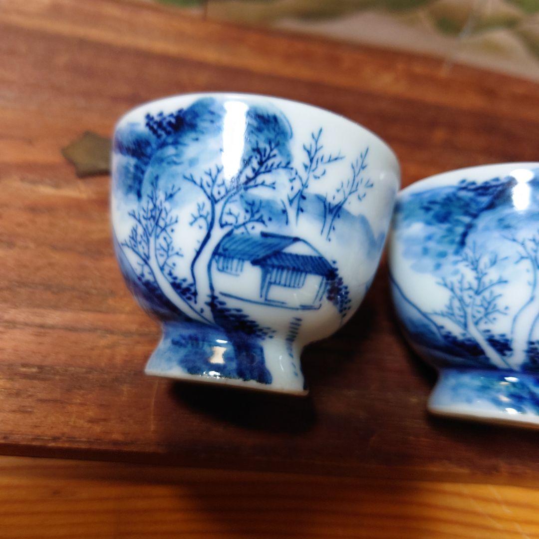 はやみ　京焼 平安昭阿弥 高野昭阿弥 煎茶器 湯冷まし 高台煎茶碗 5客