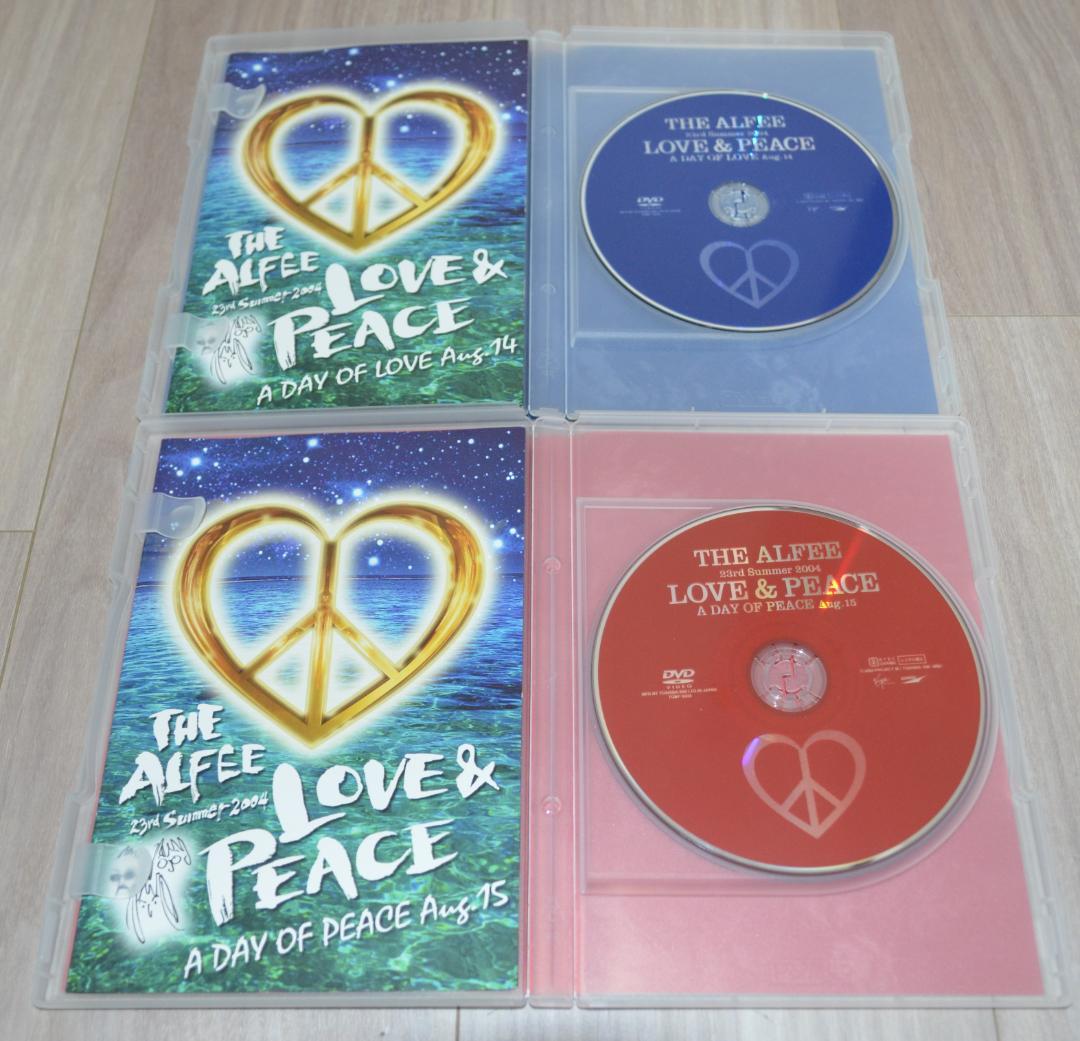 THE ALFEE 2004 LOVE＆PEACE DVD2枚セット