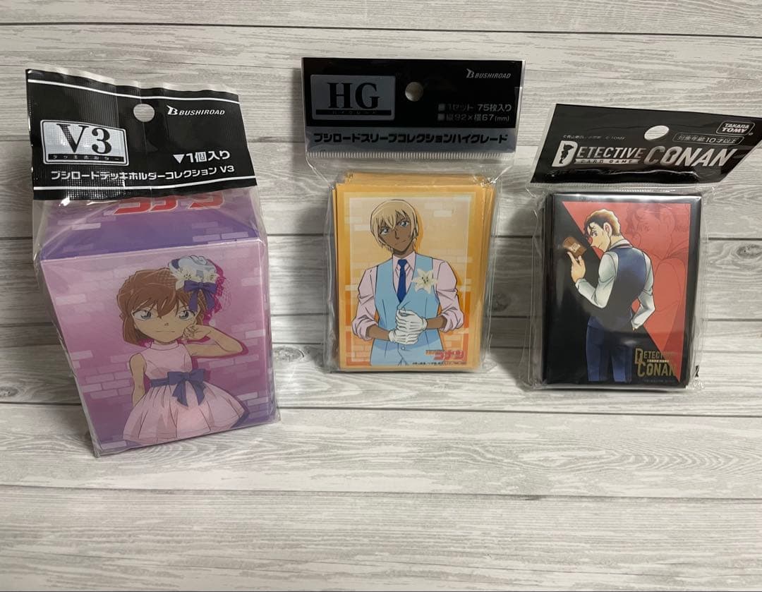 名探偵コナン　デッキホルダー・スリーブ　サプライ品　まとめ売り