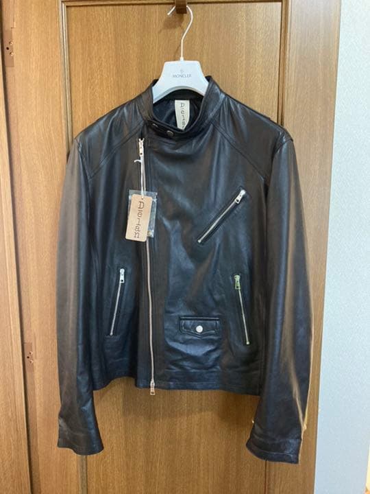 Delan ライダース 44 デラン レザージャケット パンチング Delan