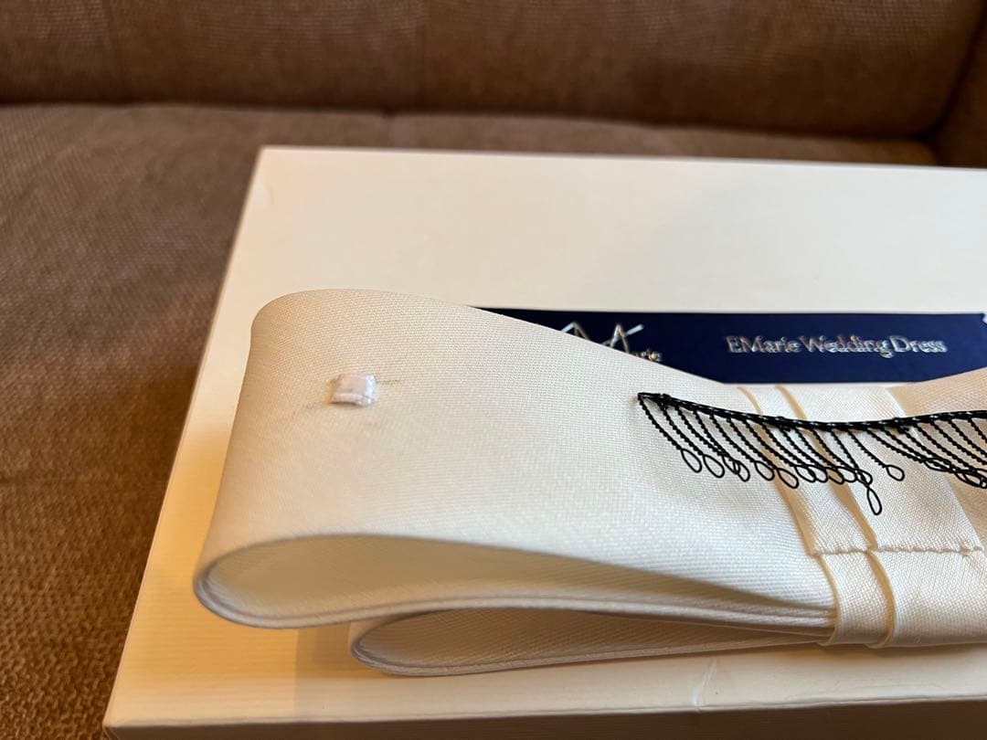 エマリーエ リボンボンネ Mサイズ 箱あり美品