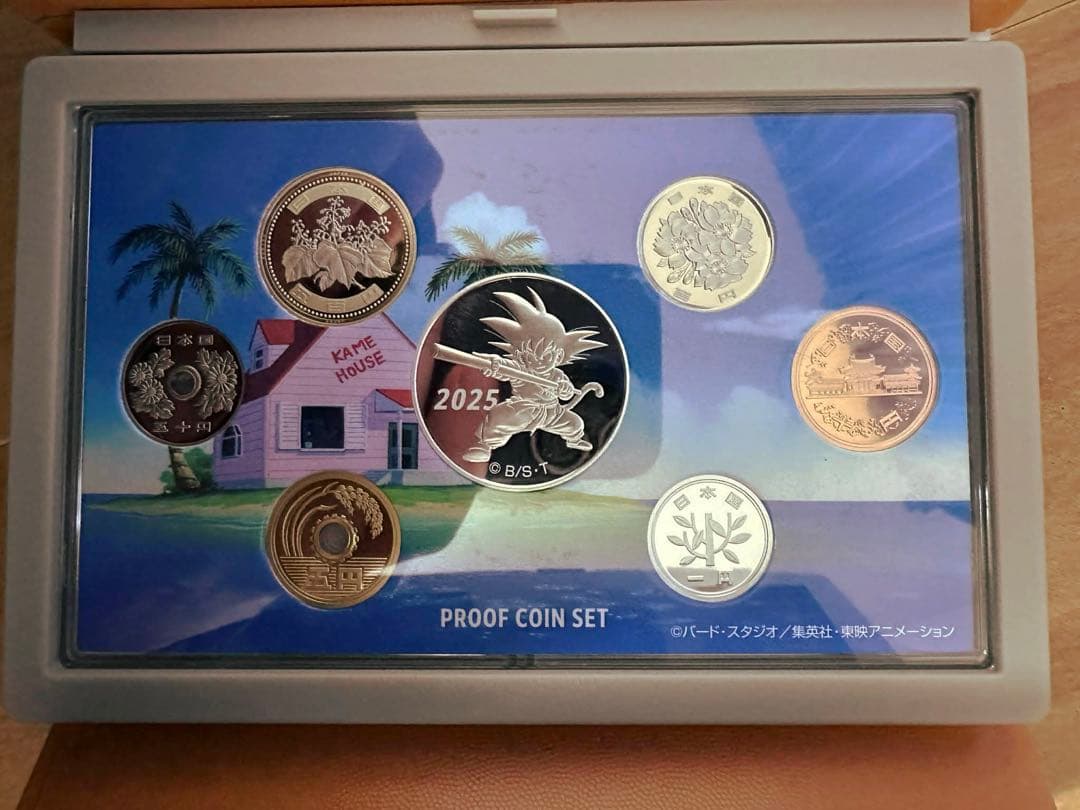 初回当選品]ドラゴンボール40周年 2025プルーフ貨幣セット 造幣局