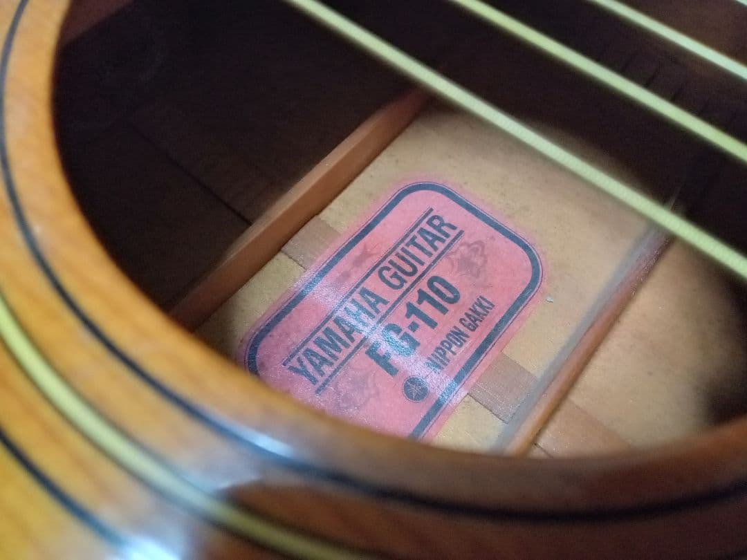YAMAHA FG-110 赤ラベル初期型 アコースティックギター