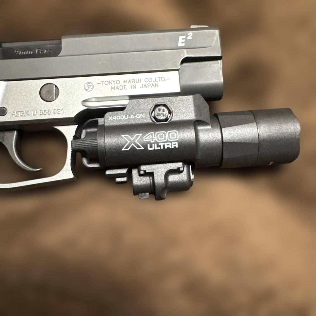 中々美品 東京マルイ シグ P226 RAIL E2 ステンレス シグ レイル