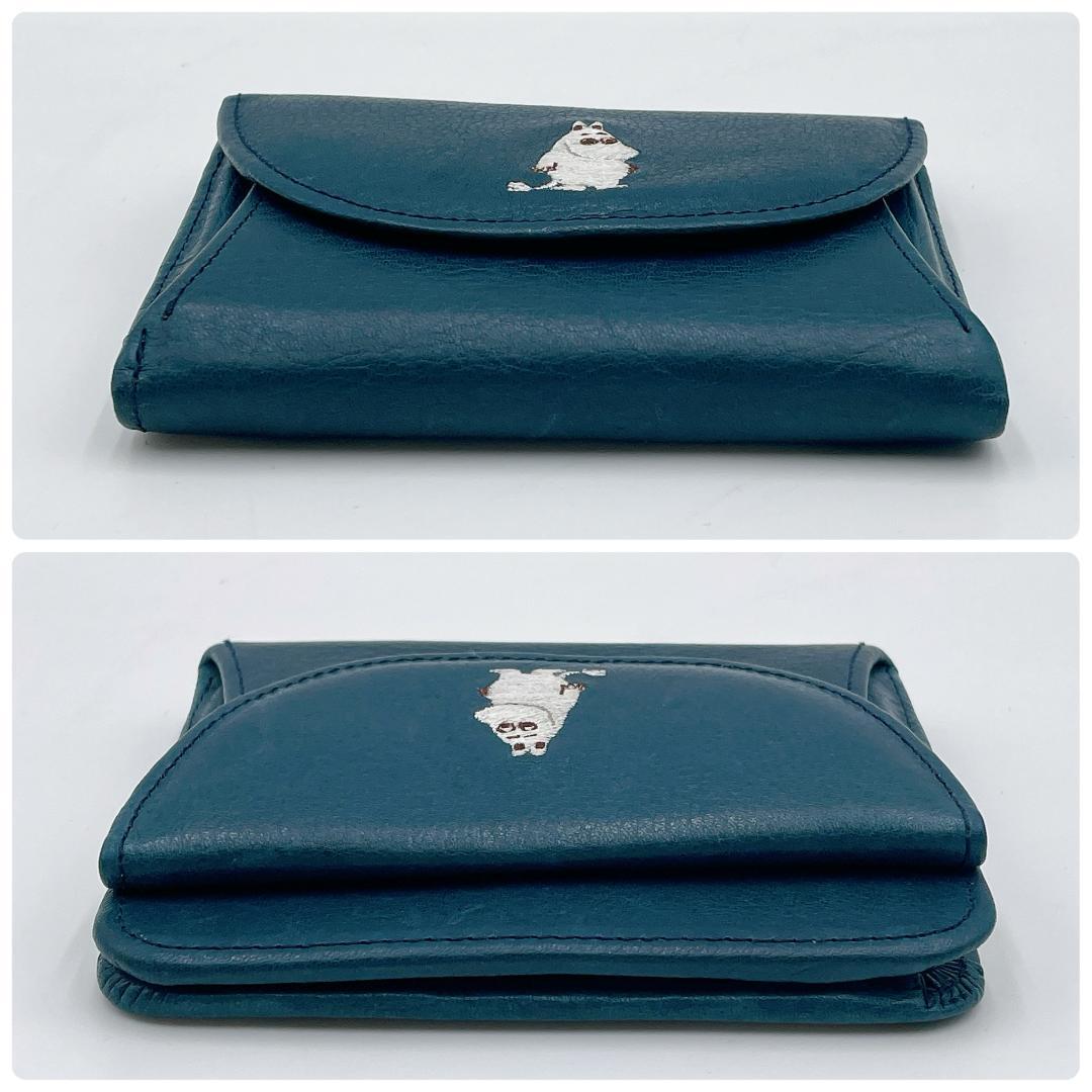 Kissora × MOOMIN 本革レザー 二つ折り財布　m607