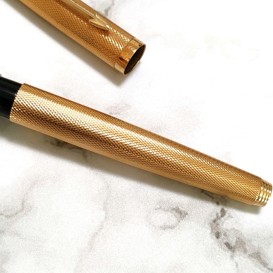 【美品】パーカー75　プラスヴァンドーム　ゴールド　グレンドルジュ　XF