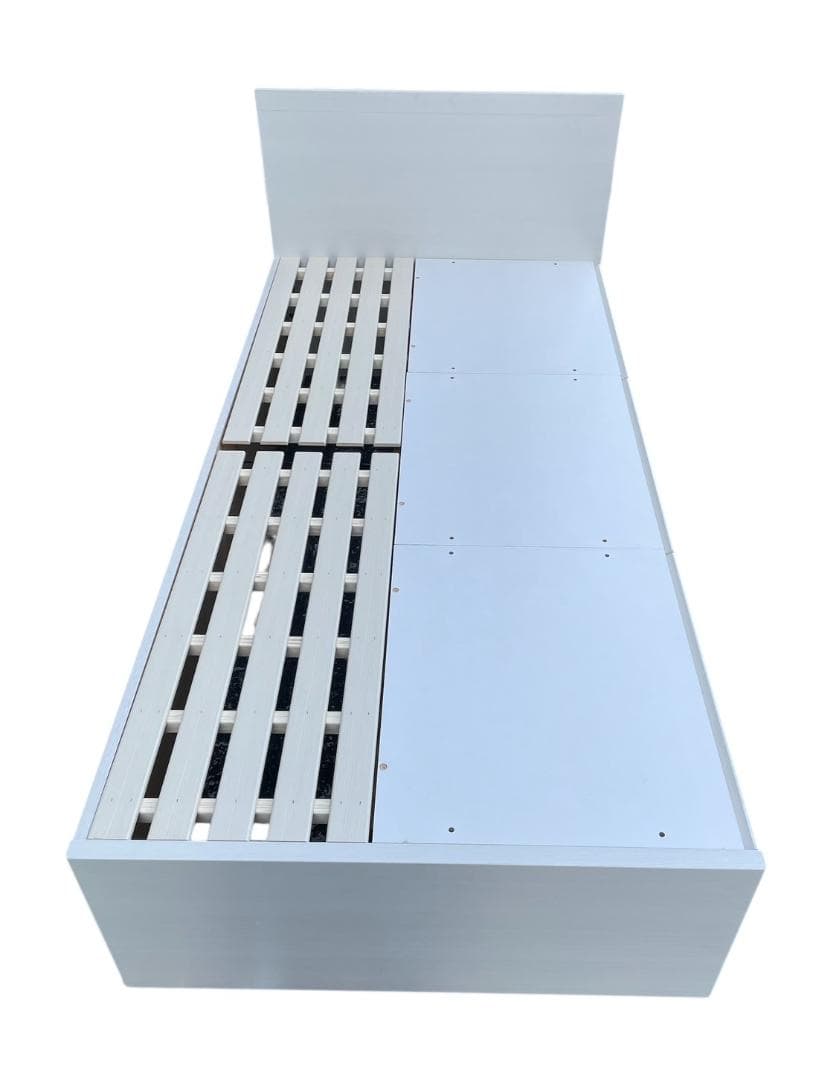 大阪京都限定 極美品 ニトリ シングル 収納付き ベッドフレーム N-ジオ40M