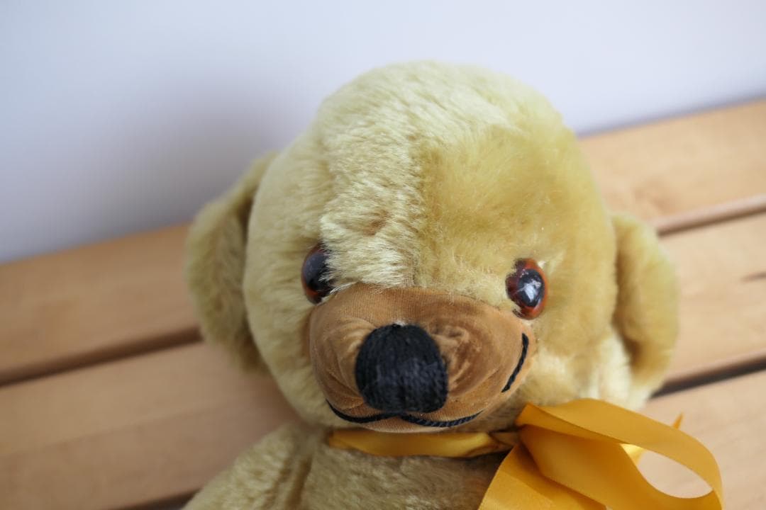 メリーソート　オルゴール付きチーキーベア　46cm　ビンテージベア