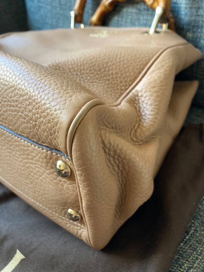 GUCCIグッチ バンブー ハンドバッグ 日本限定 フローラ 2wayベージュ