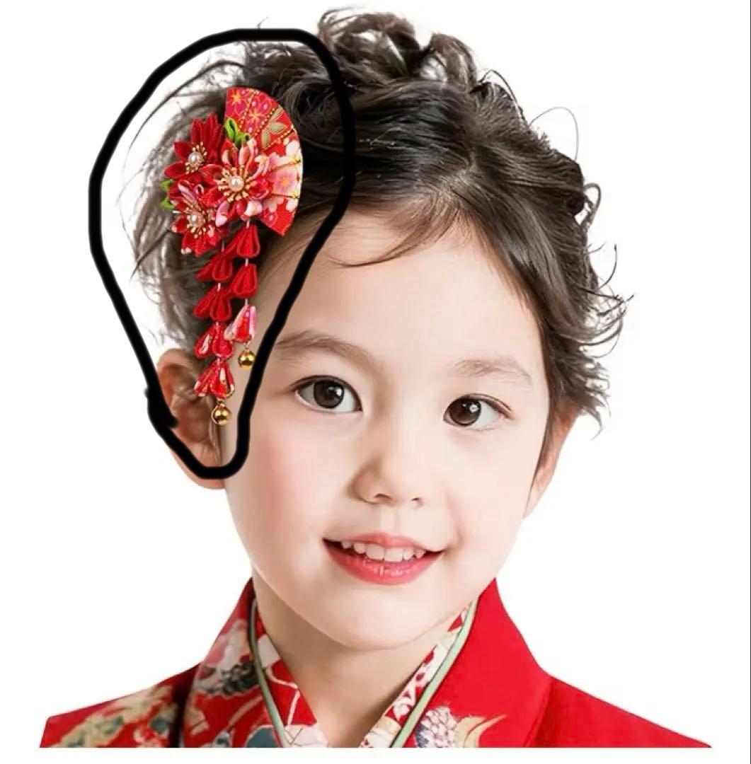 7歳 七五三 正絹 古典柄着物 フルセット