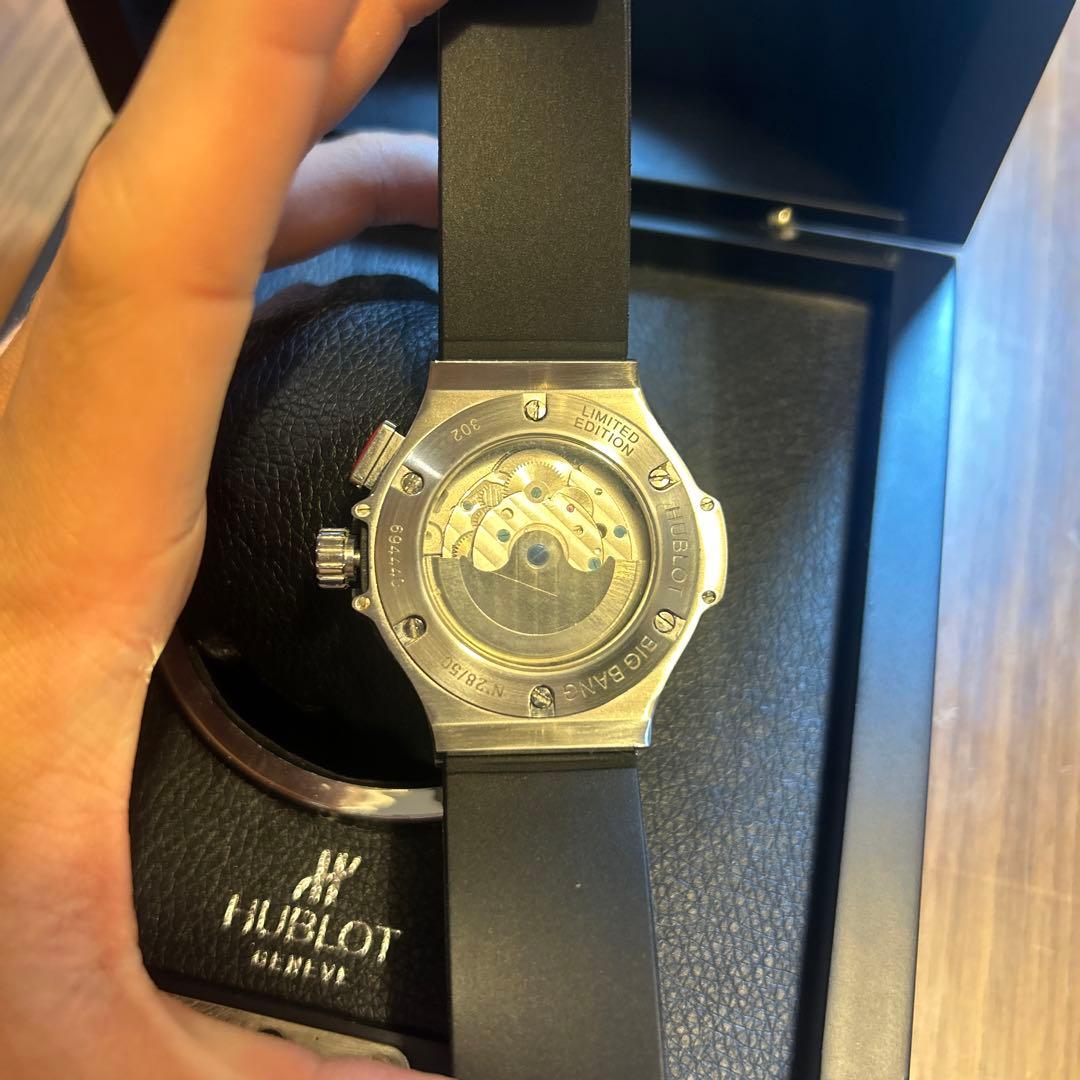 Hublot ブラックラバーベルト